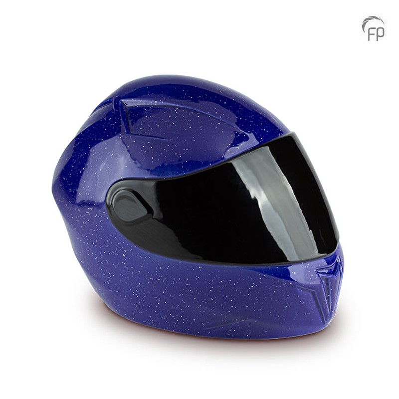 Urn motorhelm blauw KU 122