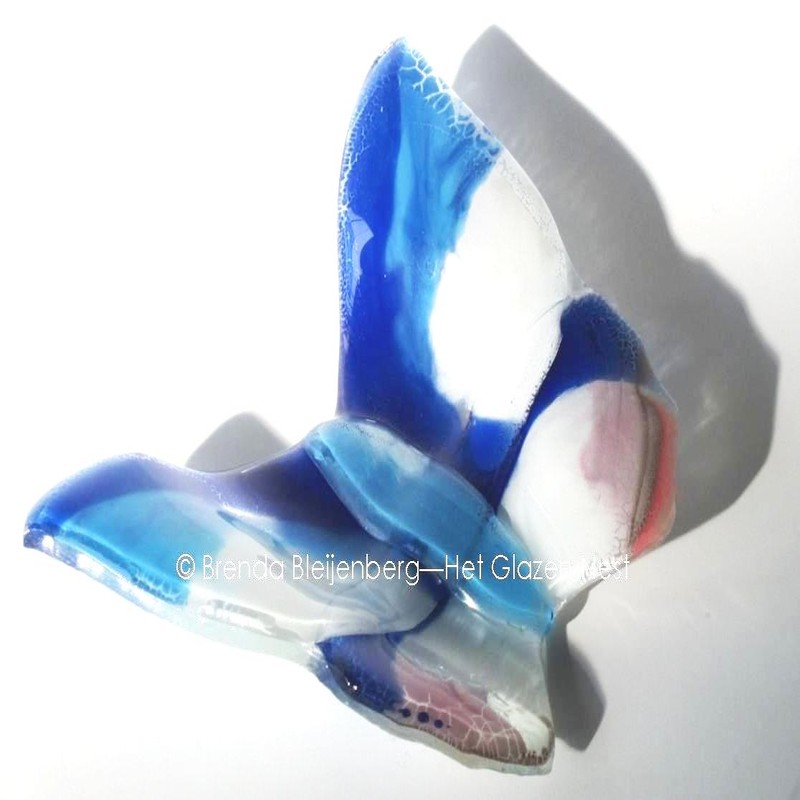 Vlinder glas gedachtenisrots